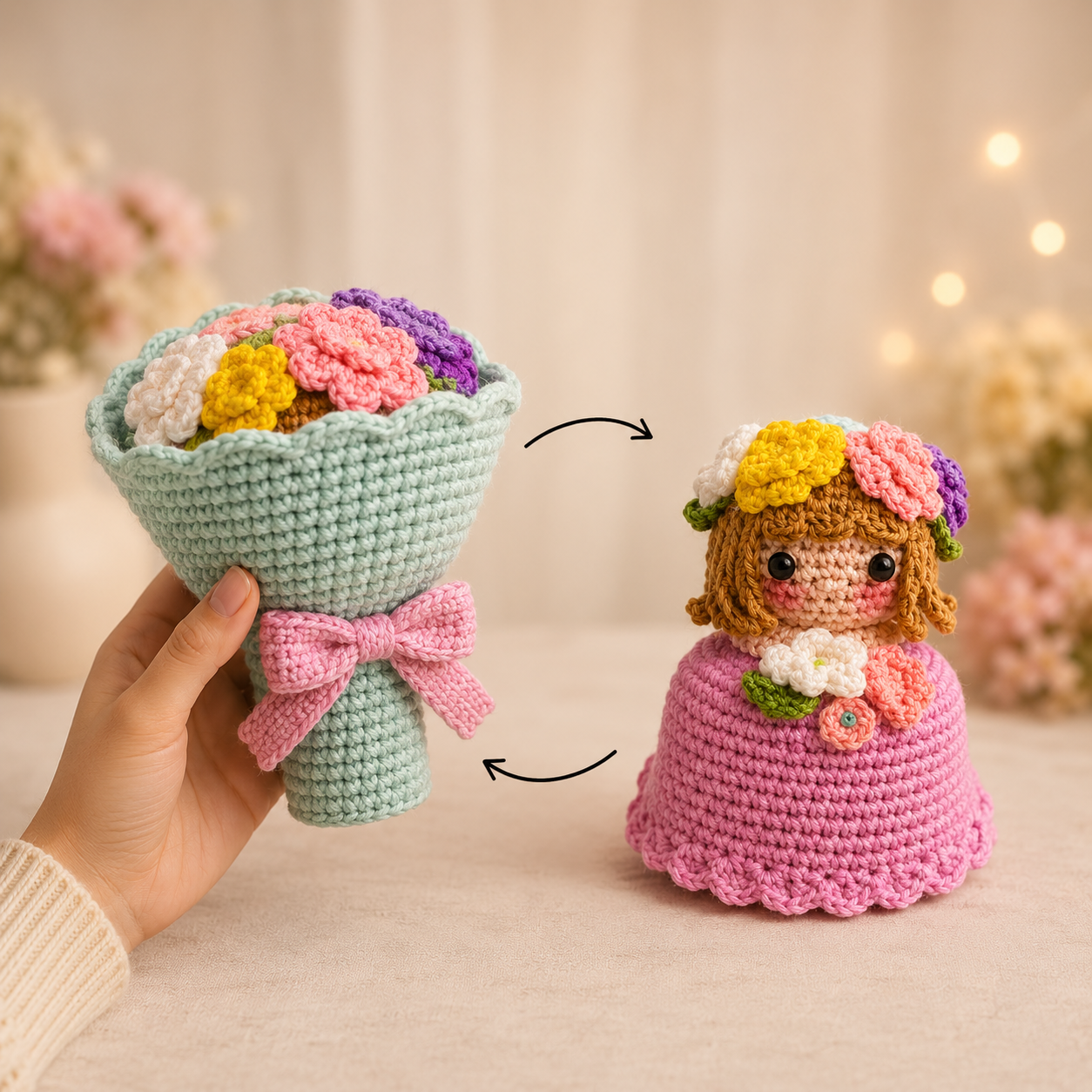 Amigurumis reversibles