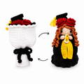 Amigurumi Reversible de Graduación 20cm