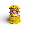 ramo amigurumi reversible Girasol