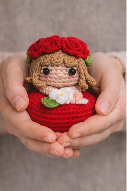 Ramo amigurumi reversible valentina