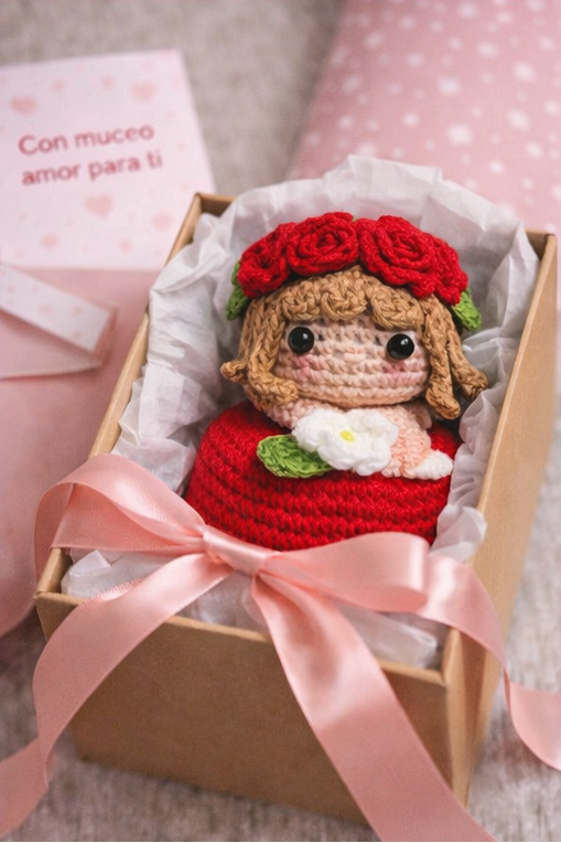 Ramo amigurumi reversible valentina