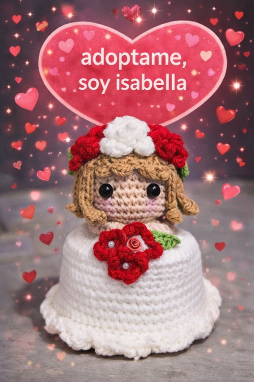 Ramo amigurumi reversible Isabella