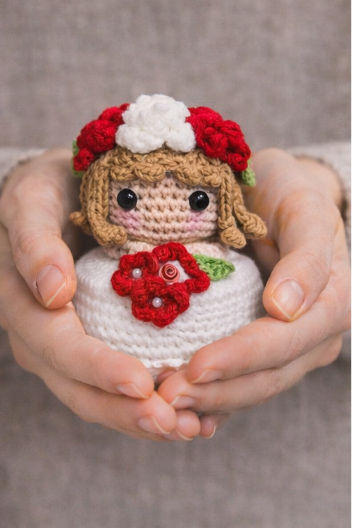 Ramo amigurumi reversible Isabella